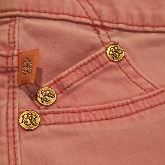 Rock & Republic Pink Jeans sz 16 - Picture 10 of 12